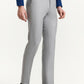 Light Grey Solid Slim Fit Formal Trouser | Greenfibre