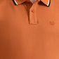 Orange Solid Slim Fit Polo T-Shirt | Greenfibre