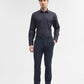 Blue & Fawn Checked Regular Fit Formal Shirt | Greenfibre