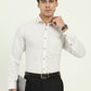 White Striped Slim Fit Party Wear Shirt | Greenfibre