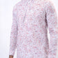 Pink Printed Slim Fit Semi Casual Shirt | Wyre