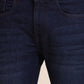 Dark Indigo Blue Washed Narrow Fit Jeans | Greenfibre