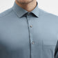 Grey Solid Slim Fit Formal Shirt | Greenfibre