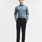 Grey Solid Slim Fit Formal Shirt | Greenfibre