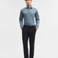 Grey Solid Slim Fit Formal Shirt | Greenfibre