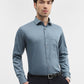 Grey Solid Slim Fit Formal Shirt | Greenfibre