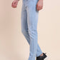 Light Blue Washed Narrow Fit Jeans | Greenfibre