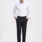 Black Solid Super Slim Fit Formal Trouser | Greenfibre