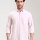 Beige Solid Slim Fit Casual Shirt | Greenfibre