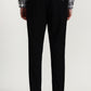 Black Solid Regular Fit Track Pant | Greenfibre