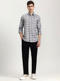 Black Solid Regular Fit Track Pant | Greenfibre