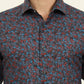 Multicolor Printed Slim Fit Party Wear Shirt | Wyre