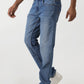 Light Blue Washed Narrow Fit Jeans | Greenfibre