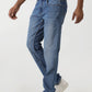 Light Blue Washed Narrow Fit Jeans | Greenfibre
