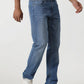 Light Blue Washed Narrow Fit Jeans | Greenfibre