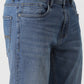 Light Blue Washed Narrow Fit Jeans | Greenfibre