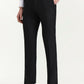 Dark Grey Solid Slim Fit Formal Trouser | Greenfibre