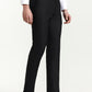 Dark Grey Solid Slim Fit Formal Trouser | Greenfibre