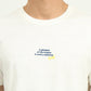 White Printed Slim Fit T-Shirt | Greenfibre