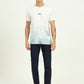 White Printed Slim Fit T-Shirt | Greenfibre