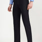 Blue Solid Slim Fit Formal Trouser | Greenfibre