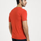 Red Printed Slim Fit T-Shirt | Greenfibre