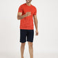 Red Printed Slim Fit T-Shirt | Greenfibre
