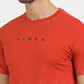 Red Printed Slim Fit T-Shirt | Greenfibre
