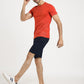 Red Printed Slim Fit T-Shirt | Greenfibre