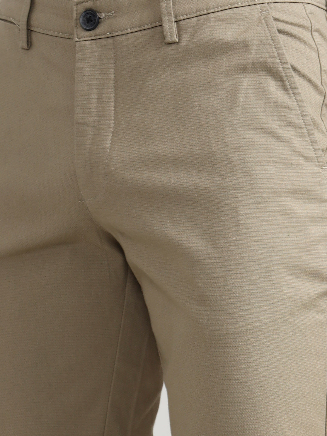 Light Pista Solid Neo Fit Casual Trouser | Greenfibre