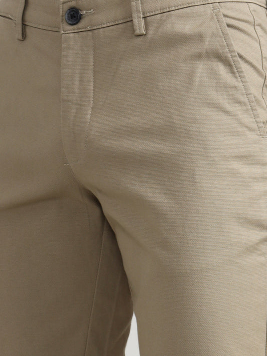 Light Pista Solid Neo Fit Casual Trouser | Greenfibre