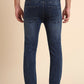 Indigo Blue Washed Narrow Fit Jeans | Greenfibre