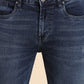 Indigo Blue Washed Narrow Fit Jeans | Greenfibre