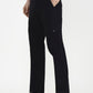 Black Solid Slim Fit Cargo Pant | Greenfibre