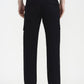 Black Solid Slim Fit Cargo Pant | Greenfibre