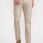Khaki Solid Super Slim Fit Casual Trouser | Greenfibre