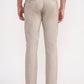 Khaki Solid Super Slim Fit Casual Trouser | Greenfibre