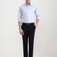 Sky Blue Solid Slim Fit Formal Shirt | Greenfibre