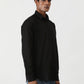 Black Solid Smart Fit Semi Casual Shirt | Greenfibre