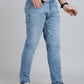 Light Blue Washed Slim Fit Jeans | JadeBlue