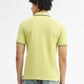 Lime Green Solid Slim Fit Polo T-Shirt | Greenfibre