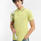Lime Green Solid Slim Fit Polo T-Shirt | Greenfibre