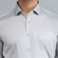 Grey Solid Slim Fit Party Wear Shirt | Greenfibre