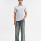 Steel Grey Solid Slim Fit Polo T-Shirt | Greenfibre
