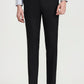 Black Solid Slim Fit Formal Trouser | Greenfibre