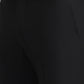 Black Solid Slim Fit Formal Trouser | Greenfibre