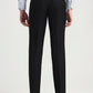Black Solid Slim Fit Formal Trouser | Greenfibre