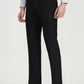Black Solid Slim Fit Formal Trouser | Greenfibre