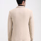Fawn Solid Regular Fit Blazer | Greenfibre