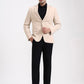 Fawn Solid Regular Fit Blazer | Greenfibre